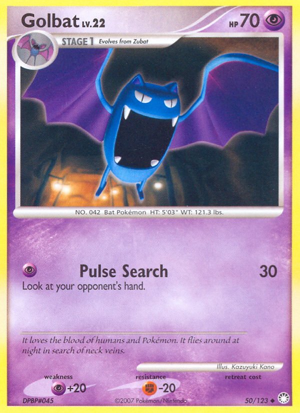 Golbat (50/123) [Diamond & Pearl: Mysterious Treasures] | Mega City Incorporated
