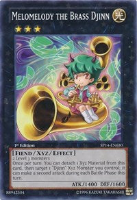 Melomelody the Brass Djinn [SP14-EN030] Starfoil Rare | Mega City Incorporated