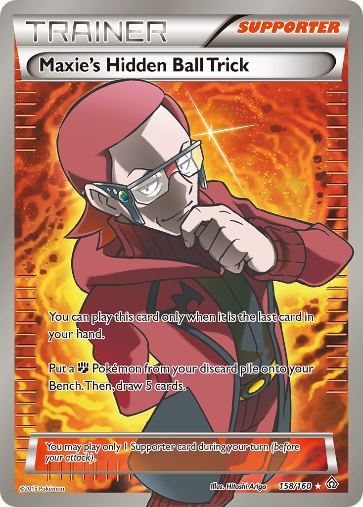 Maxie's Hidden Ball Trick (158/160) [XY: Primal Clash] | Mega City Incorporated