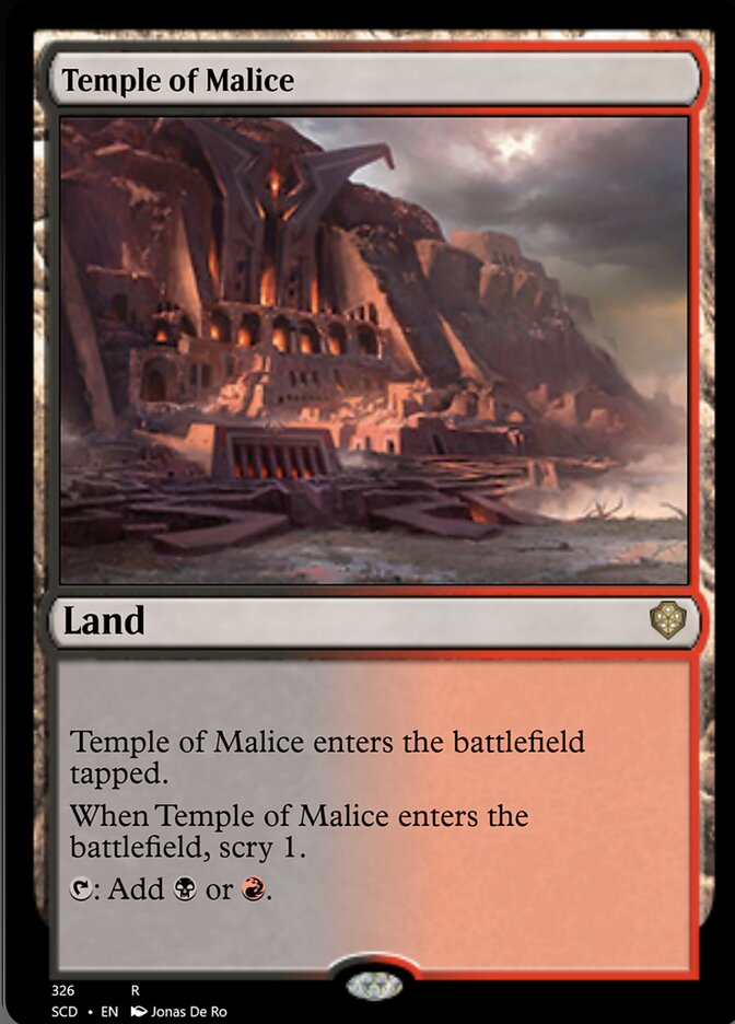 Temple of Malice [Starter Commander Decks] | Mega City Incorporated