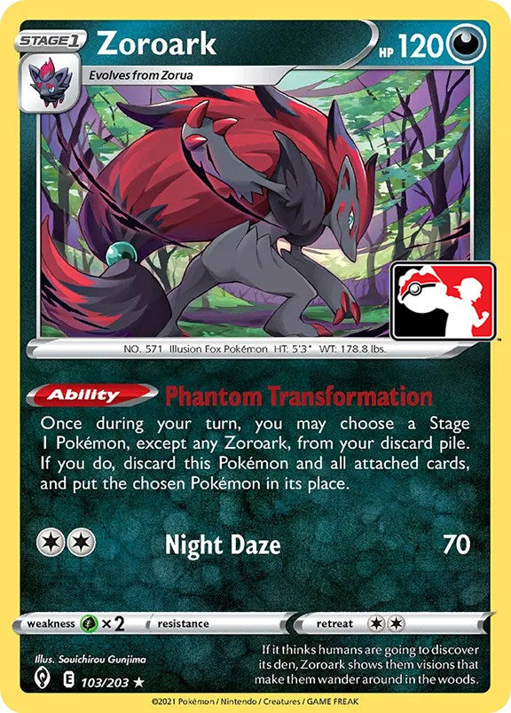 Zoroark (103/203) [Prize Pack Series One] | Mega City Incorporated