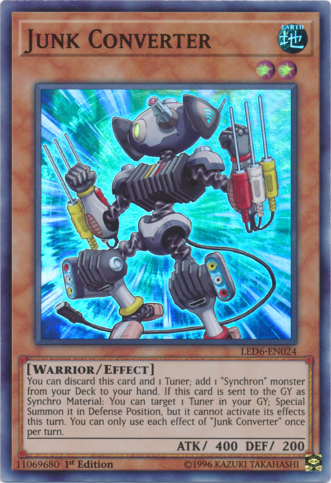 Junk Converter [LED6-EN024] Super Rare | Mega City Incorporated