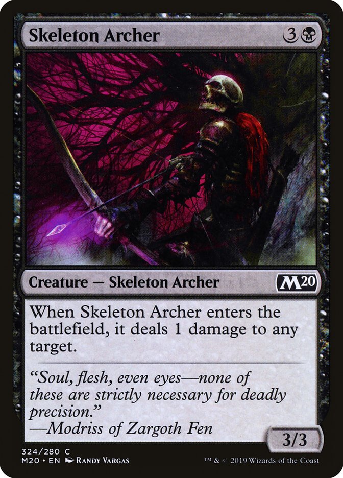 Skeleton Archer [Core Set 2020] | Mega City Incorporated