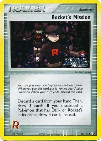 Rocket's Mission (88/109) (Stamped) [EX: Team Rocket Returns] | Mega City Incorporated