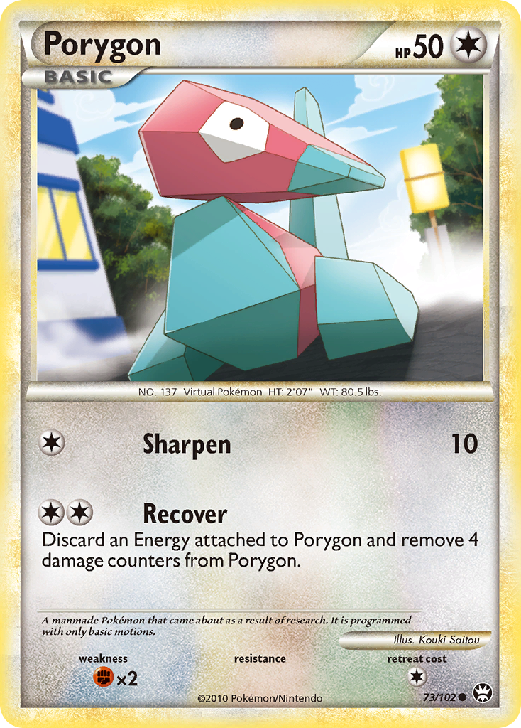 Porygon (73/102) [HeartGold & SoulSilver: Triumphant] | Mega City Incorporated