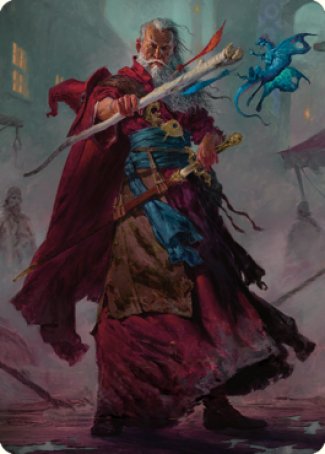 Elminster Art Card (64) [Commander Legends: Battle for Baldur's Gate Art Series] | Mega City Incorporated