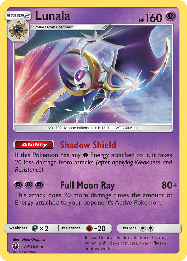 Lunala (70/168) [Sun & Moon: Celestial Storm] | Mega City Incorporated