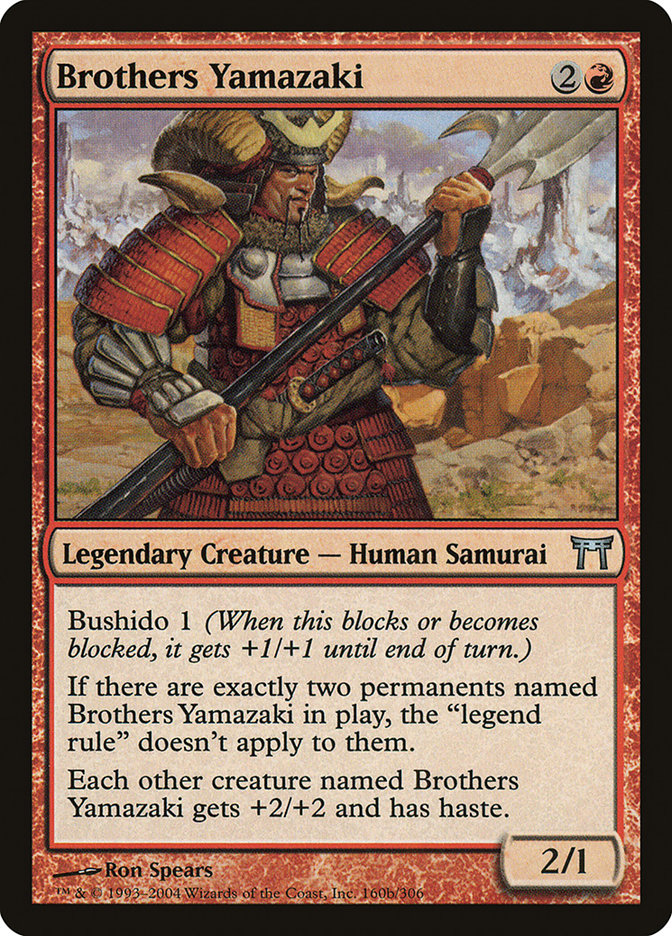 Brothers Yamazaki (160b/306) [Champions of Kamigawa] | Mega City Incorporated