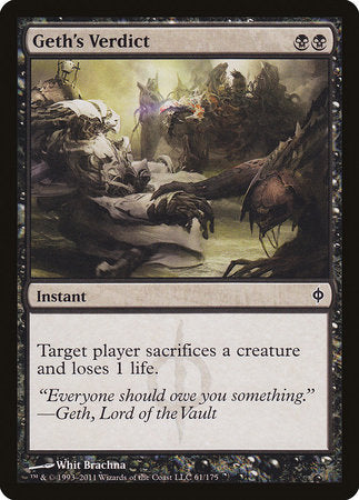 Geth's Verdict [New Phyrexia] | Mega City Incorporated