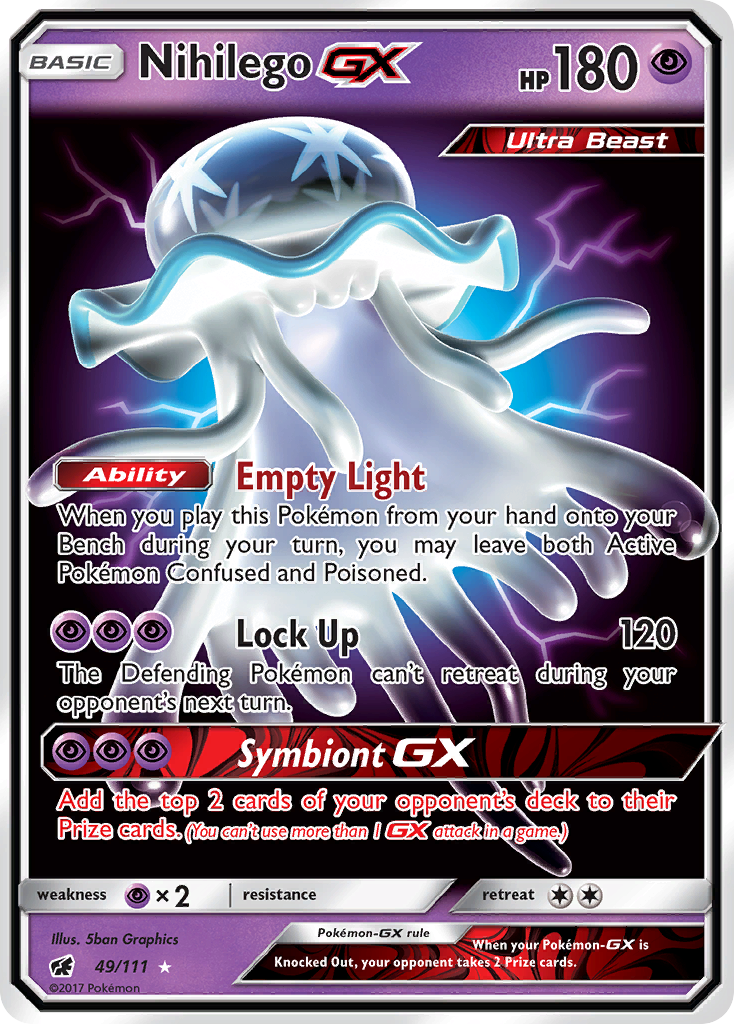 Nihilego GX (49/111) [Sun & Moon: Crimson Invasion] | Mega City Incorporated