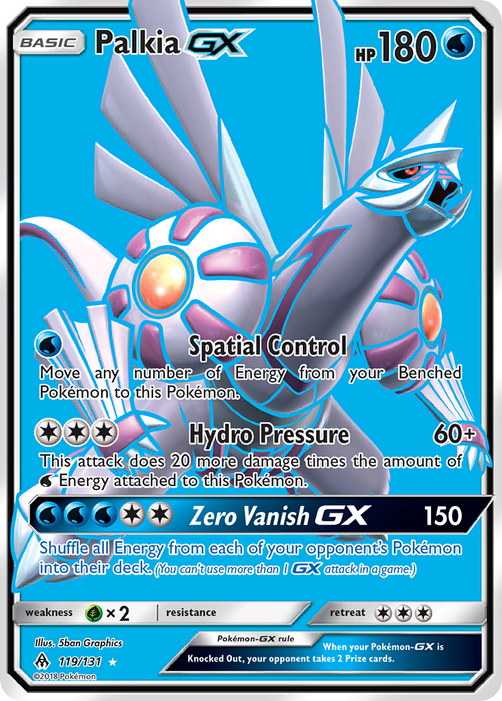 Palkia GX (119/131) [Sun & Moon: Forbidden Light] | Mega City Incorporated