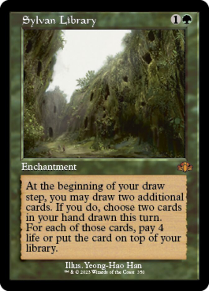 Sylvan Library (Retro) [Dominaria Remastered] | Mega City Incorporated