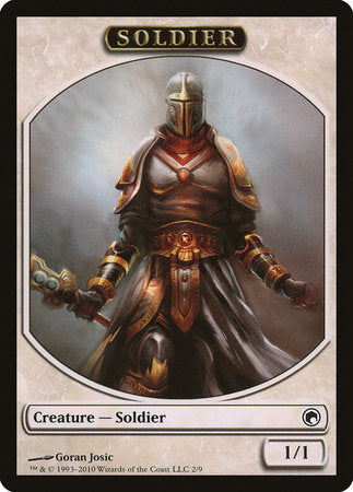 Soldier Token [Scars of Mirrodin Tokens] | Mega City Incorporated