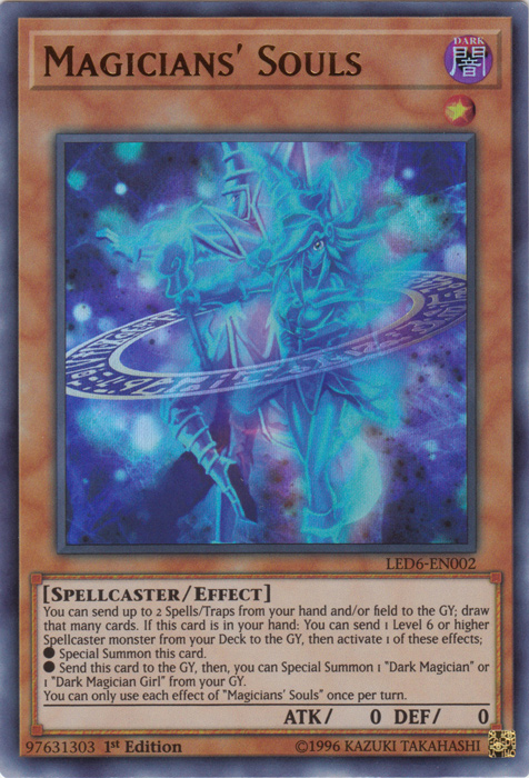 Magicians' Souls [LED6-EN002] Ultra Rare | Mega City Incorporated