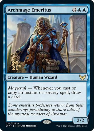 Archmage Emeritus [Strixhaven: School of Mages Prerelease Promos] | Mega City Incorporated