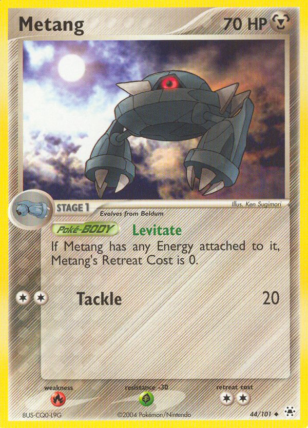 Metang (44/101) [EX: Hidden Legends] | Mega City Incorporated