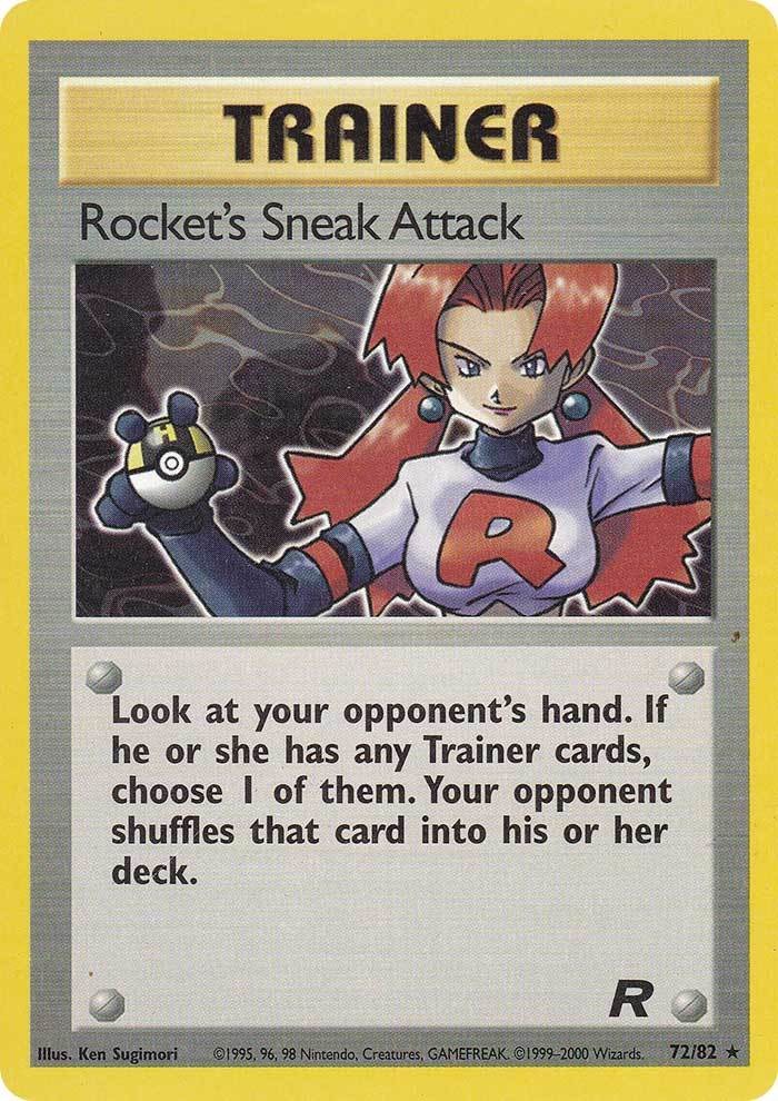 Rocket's Sneak Attack (72/82) [Team Rocket Unlimited] | Mega City Incorporated