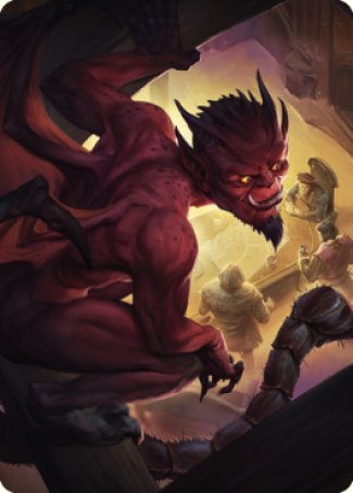 Nefarious Imp Art Card [Commander Legends: Battle for Baldur's Gate Art Series] | Mega City Incorporated