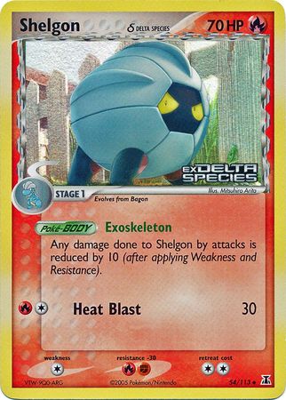 Shelgon (54/113) (Delta Species) (Stamped) [EX: Delta Species] | Mega City Incorporated