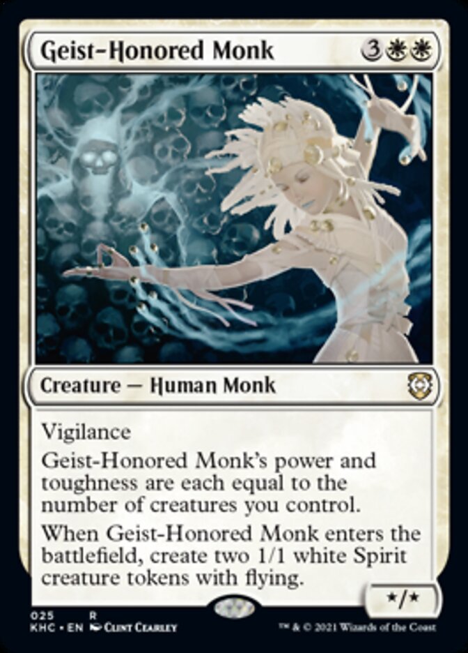 Geist-Honored Monk [Kaldheim Commander] | Mega City Incorporated