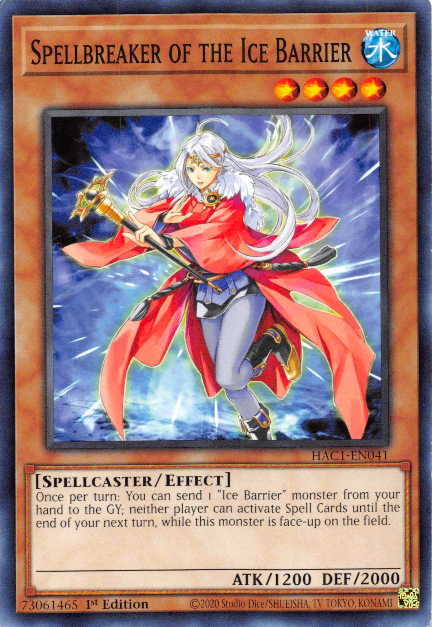 Spellbreaker of the Ice Barrier [HAC1-EN041] Common | Mega City Incorporated