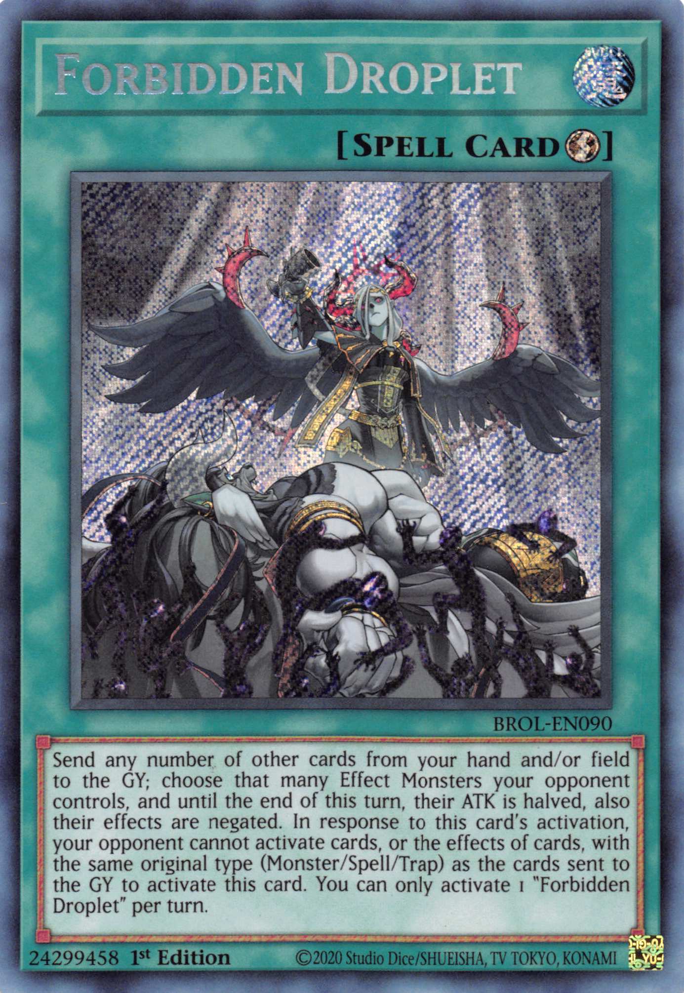 Forbidden Droplet [BROL-EN090] Secret Rare | Mega City Incorporated