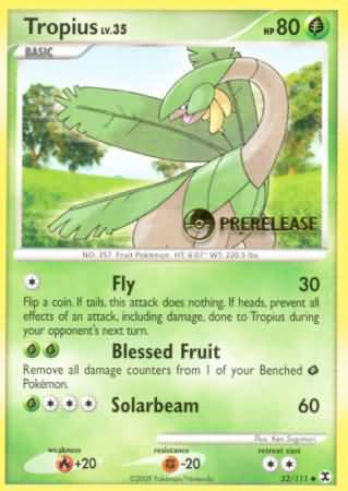 Tropius (52/111) (Prerelease Promo) [Nintendo: Black Star Promos] | Mega City Incorporated