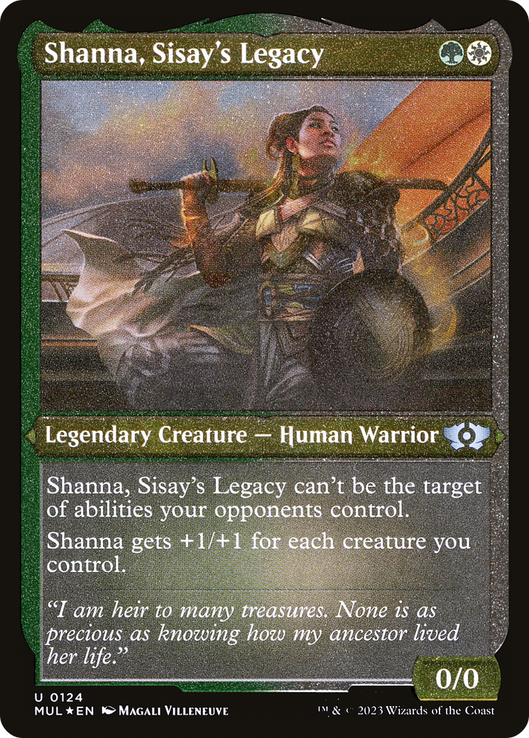 Shanna, Sisay's Legacy (Foil Etched) [Multiverse Legends] | Mega City Incorporated