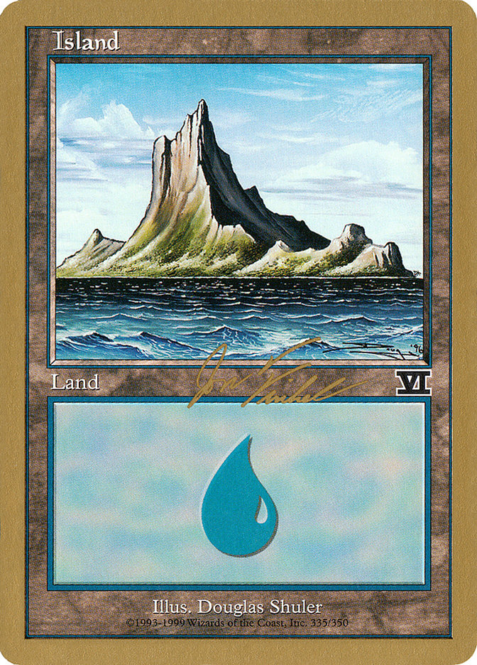 Island (jf335) (Jon Finkel) [World Championship Decks 2000] | Mega City Incorporated