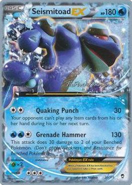 Seismitoad EX (20/111) (Punches 'n' Bites - Patrick Martinez) [World Championships 2015] | Mega City Incorporated