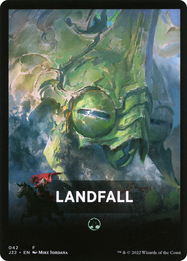 Landfall Theme Card [Jumpstart 2022 Front Cards] | Mega City Incorporated