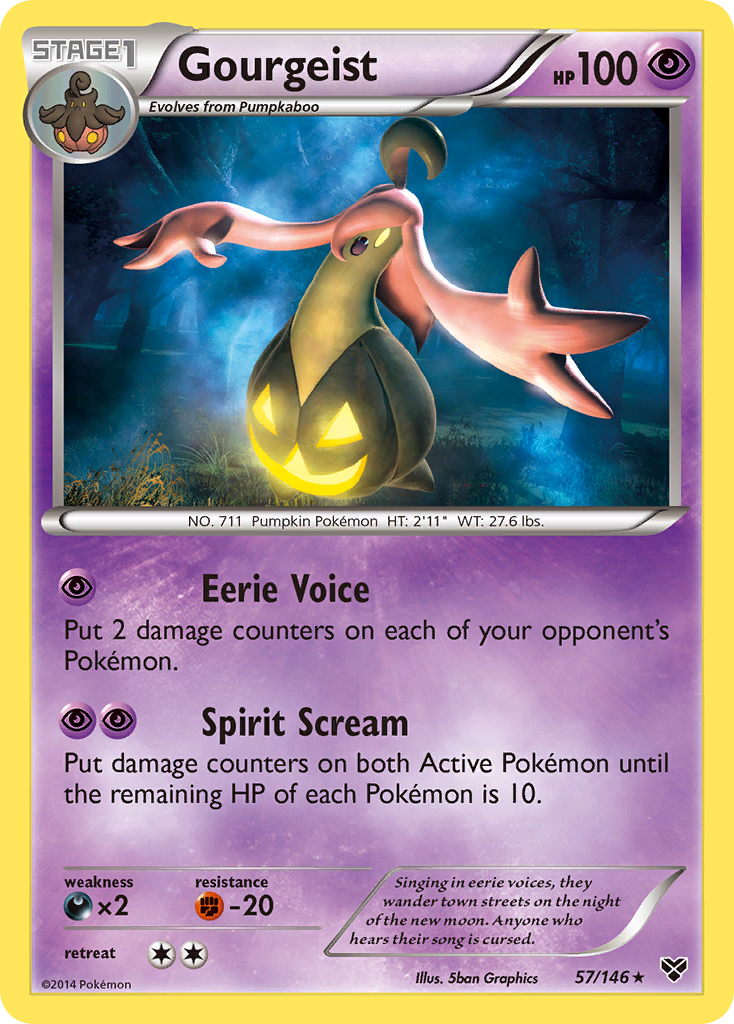 Gourgeist (57/146) [XY: Base Set] | Mega City Incorporated