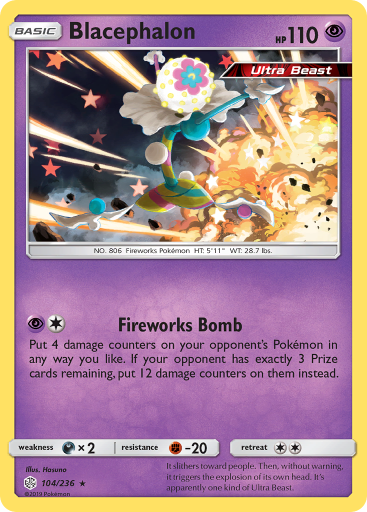 Blacephalon (104/236) [Sun & Moon: Cosmic Eclipse] | Mega City Incorporated