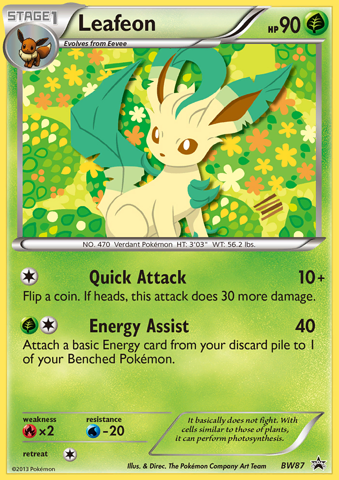 Leafeon (BW87) [Black & White: Black Star Promos] | Mega City Incorporated