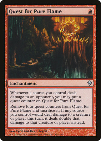 Quest for Pure Flame [Zendikar] | Mega City Incorporated