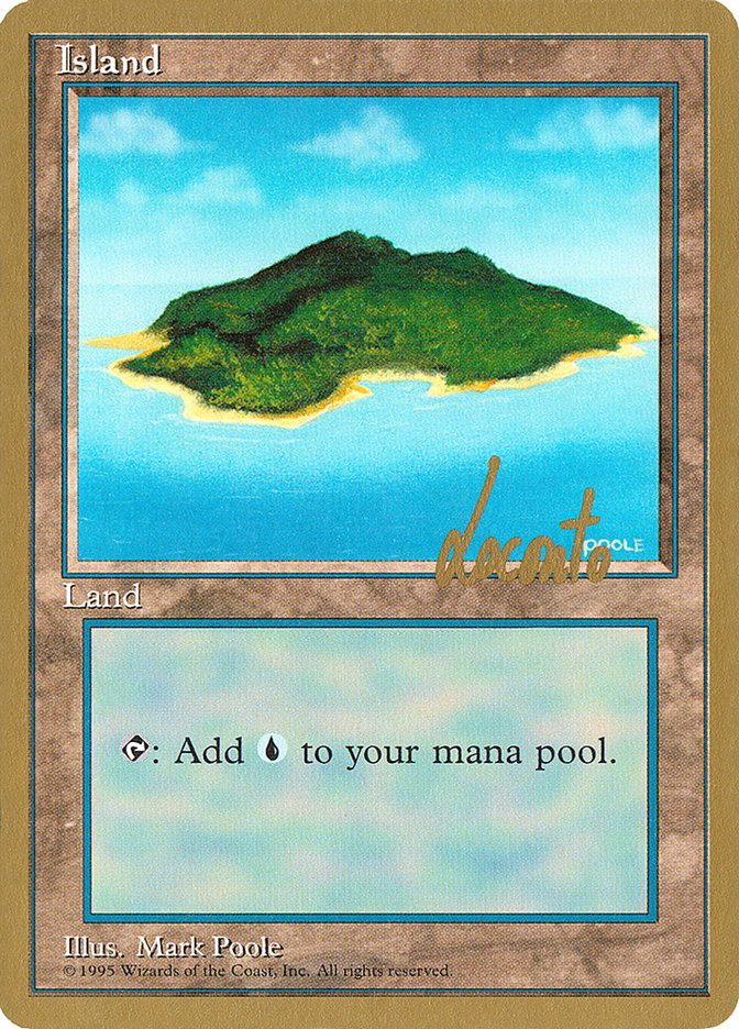 Island (ml367) (Michael Loconto) [Pro Tour Collector Set] | Mega City Incorporated