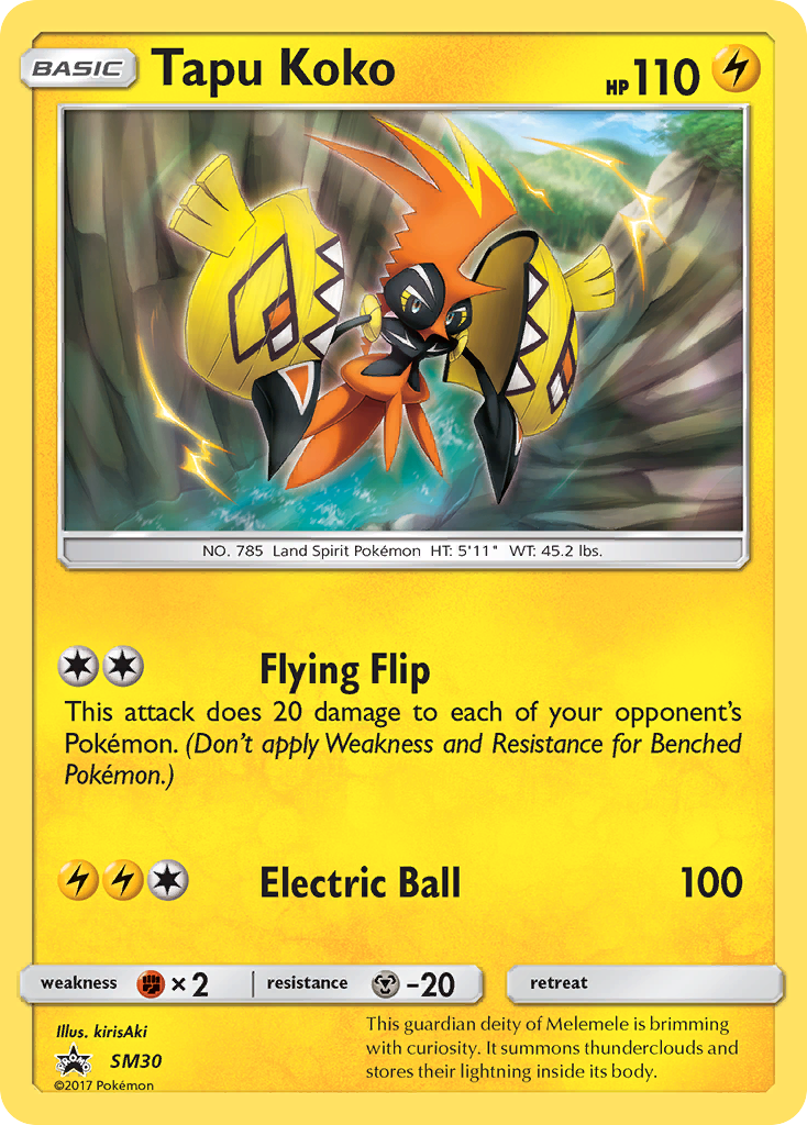 Tapu Koko (SM30) [Sun & Moon: Black Star Promos] | Mega City Incorporated