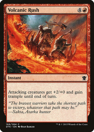 Volcanic Rush [Dragons of Tarkir] | Mega City Incorporated