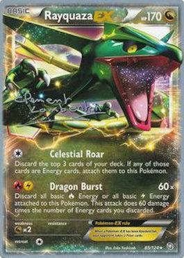 Rayquaza EX (85/124) (Anguille Sous Roche - Clement Lamberton) [World Championships 2013] | Mega City Incorporated