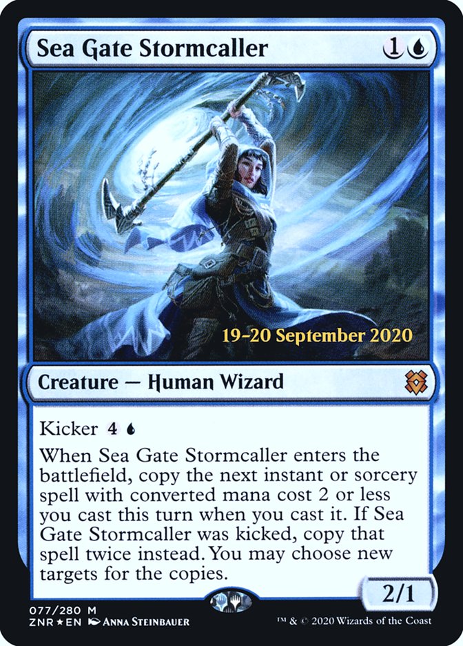 Sea Gate Stormcaller  [Zendikar Rising Prerelease Promos] | Mega City Incorporated