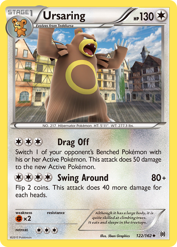 Ursaring (122/162) [XY: BREAKthrough] | Mega City Incorporated