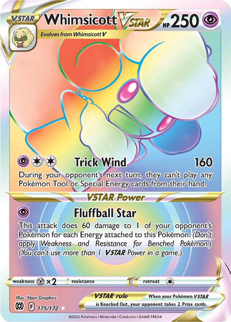 Whimsicott VSTAR (175/172) [Sword & Shield: Brilliant Stars] | Mega City Incorporated