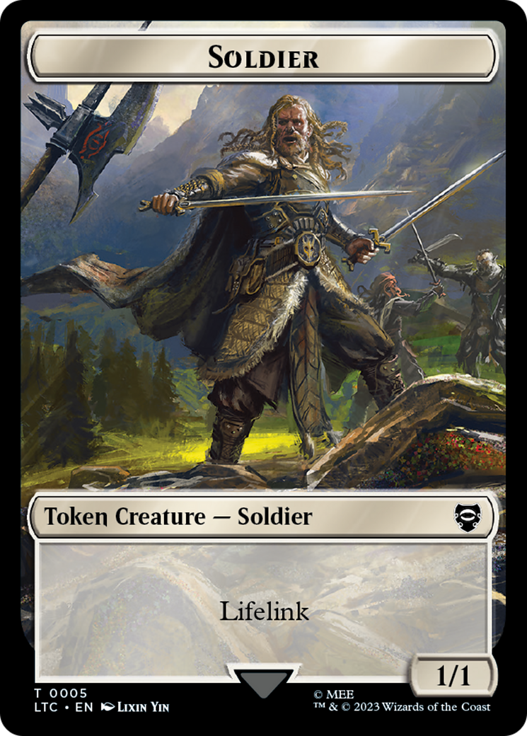 Soldier // Food Token [The Lord of the Rings: Tales of Middle-Earth Commander Tokens] | Mega City Incorporated