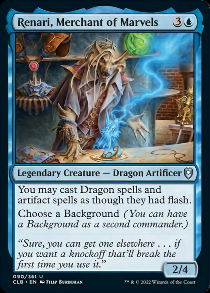 Renari, Merchant of Marvels [Commander Legends: Battle for Baldur's Gate] | Mega City Incorporated