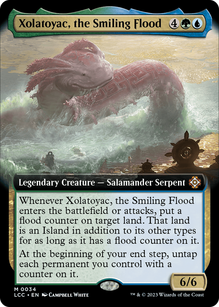 Xolatoyac, the Smiling Flood (Extended Art) [The Lost Caverns of Ixalan Commander] | Mega City Incorporated