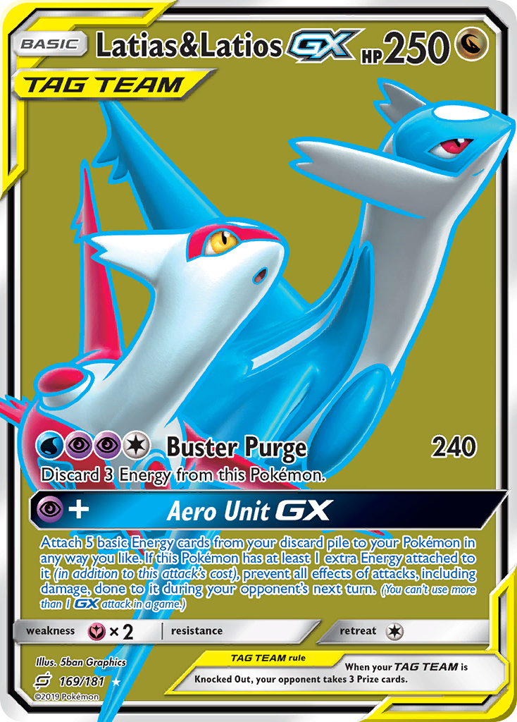 Latias & Latios GX (169/181) [Sun & Moon: Team Up] | Mega City Incorporated