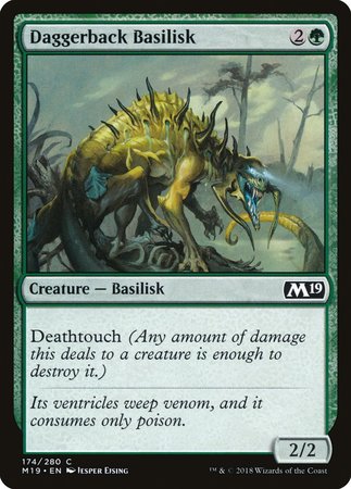 Daggerback Basilisk [Core Set 2019] | Mega City Incorporated