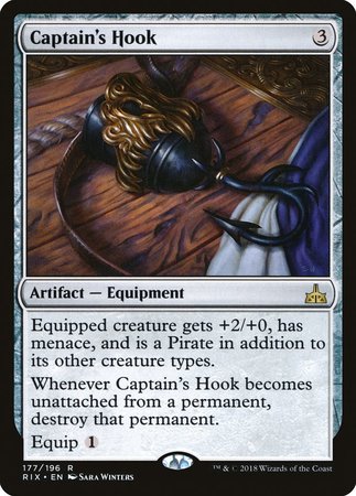 Captain's Hook [Rivals of Ixalan] | Mega City Incorporated