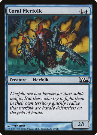 Coral Merfolk [Magic 2010] | Mega City Incorporated