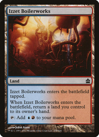 Izzet Boilerworks [Commander 2011] | Mega City Incorporated